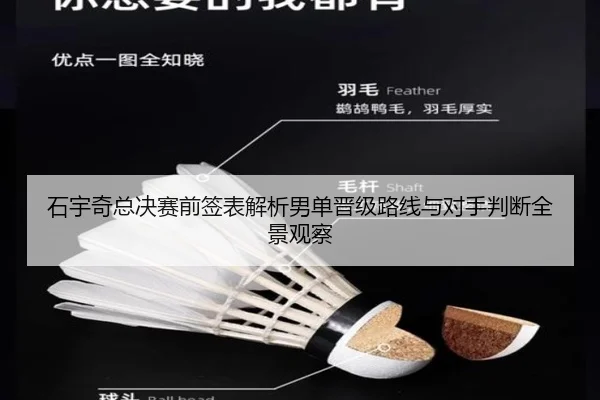 石宇奇总决赛前签表解析男单晋级路线与对手判断全景观察